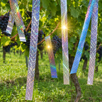 Reflective Bird Scare Tape, 2 Rolls, 2 in x 262 ft Holographic