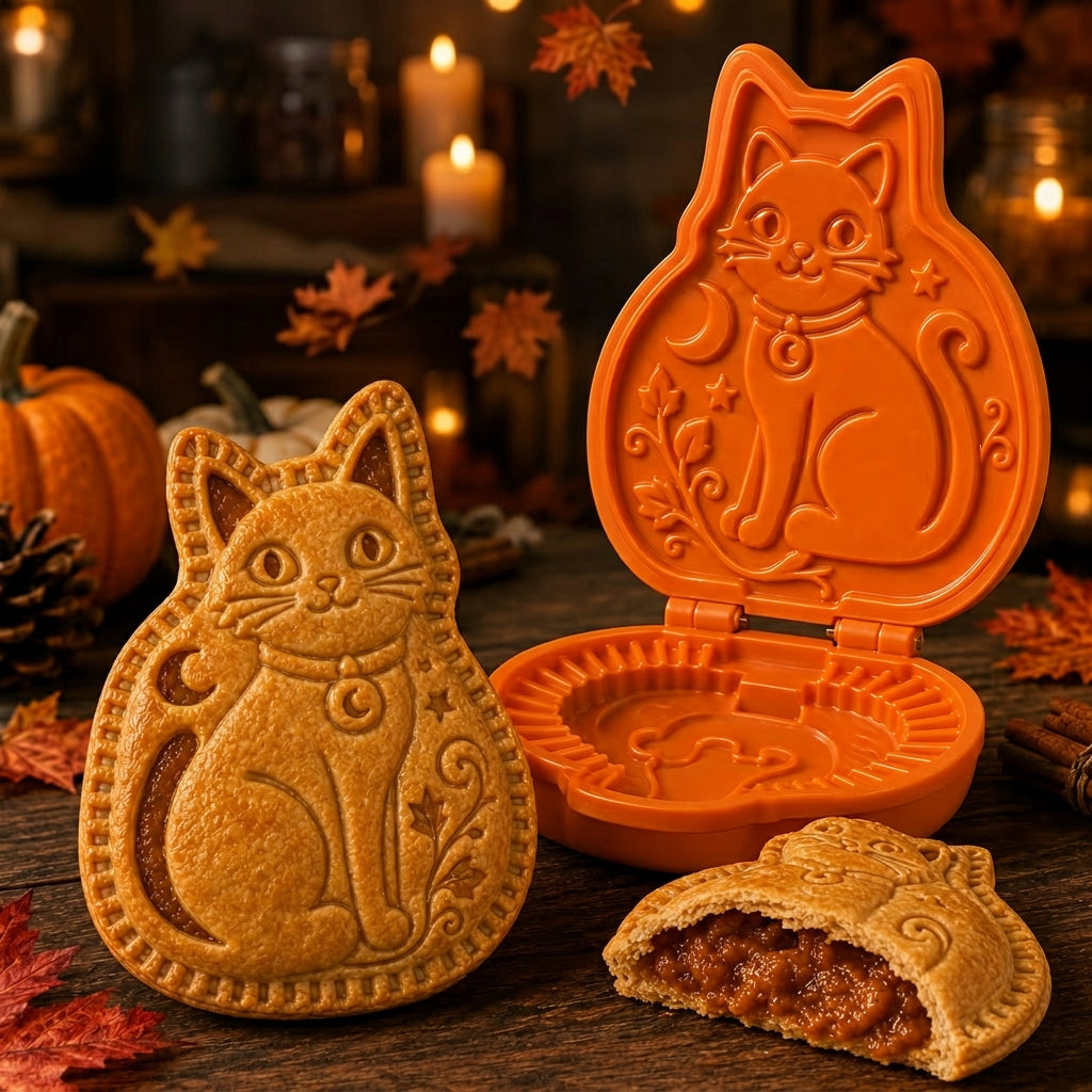 8-Design Halloween Hand Pie Mold Collection