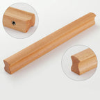 Minimalist Natural Wood Drawer Pulls