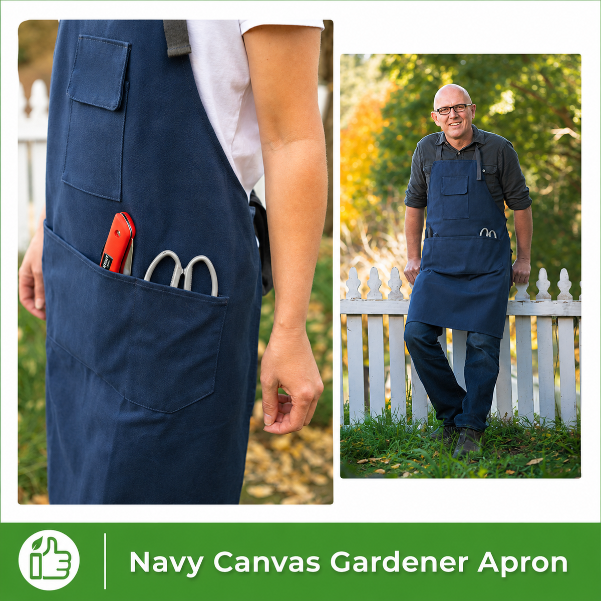 Gardener Canvas Gardening Apron