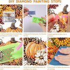 DIY Halloween Diamond Painting Hanging Ornament Kit