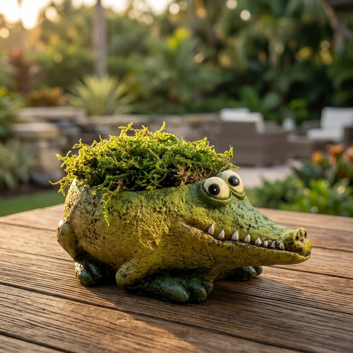 Cute Animal Resin Planter, Whimsical Plant Pot Decor for Succulents