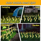 Solar Reed Garden Lights Swaying Outdoor Pathway Lamps