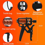 Adjustable 5-165kg Heavy Hand Grip Strengthener - Finger Expander for Arm, Wrist, and Forearm Training