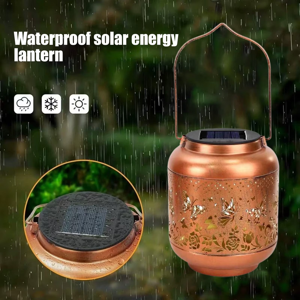 Butterfly Solar Lantern – Outdoor Hanging Garden Decor for Patio Yard