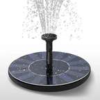 Solar Floating Fountain Pump Garden Water Fountain for Bird Bath Pond and Pool