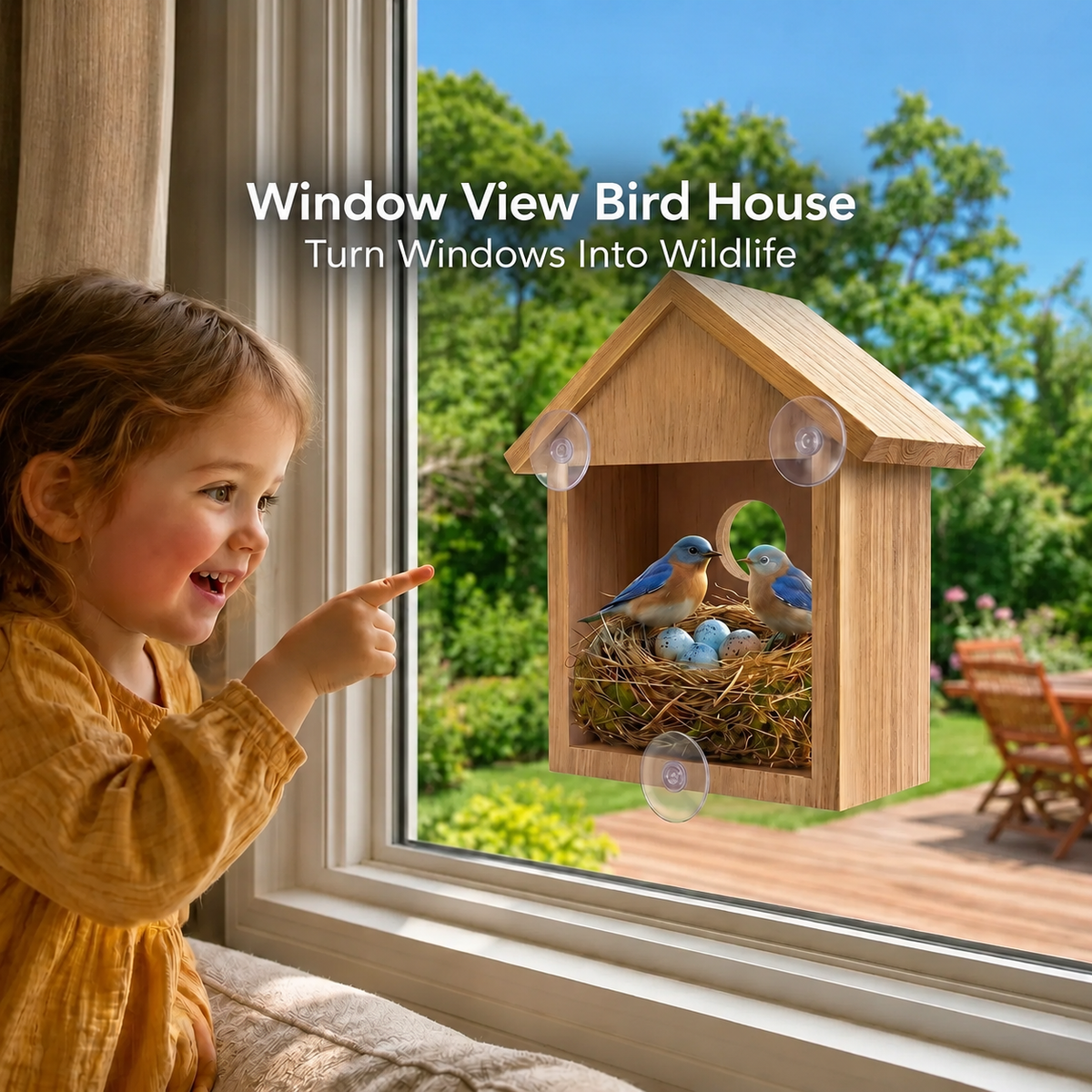 Window View Bird House