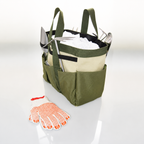 Garden Tool Organizer Tote Bag with Multiple Pockets