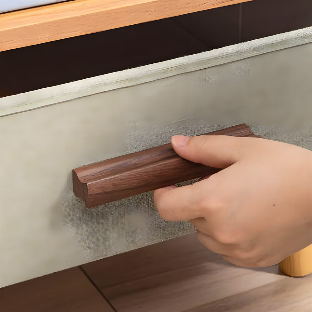 Minimalist Natural Wood Drawer Pulls