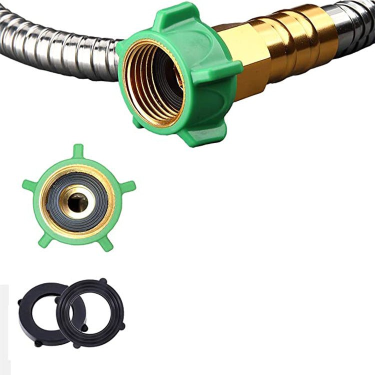 Flexible Stainless Steel Garden Hose with Brass Spray Nozzle