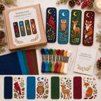 DIY Felt Embroidery Bookmark Kit