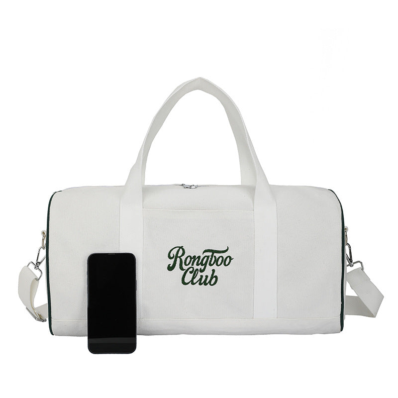 Canvas Duffle Bag for Gym Travel Weekend Shoulder Bag