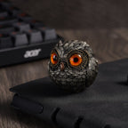 Bronze Owl Figurine for Shelf Desk Home Decor