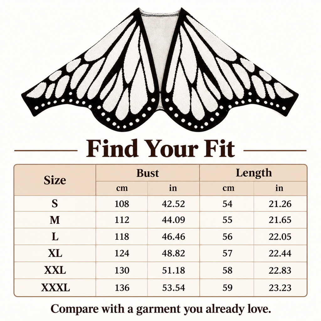 Spread Your Wings Butterfly Shawl