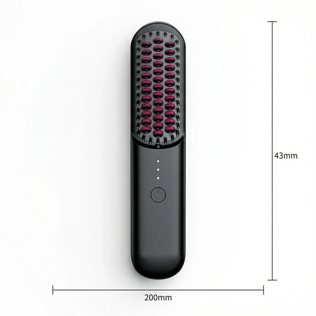 SilkGlide - Wireless Hair Straightener Brush