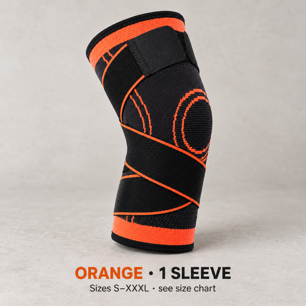 Adjustable Cross-Strap Knee Support Sleeve