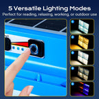 Solar LED Work Light — Portable & Rechargeable, Bright, Durable, Waterproof, Magnetic