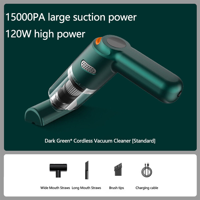 Cordless car vacuum – 10000Pa suction, lightweight, long battery life!