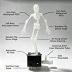 Air-Powered Dancing Skeleton Aquarium Ornament