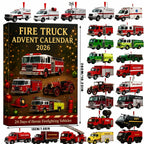 2026 Fire Truck Advent Calendar Play Set