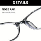 Foldable Floral Reading Glasses with Protective Case