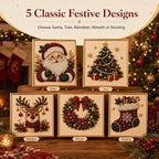 Christmas Pearl Diamond Art Kit with 20 cm Frame
