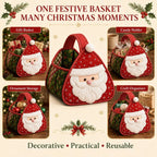 Christmas Character Quilted Carry Basket DIY Kit