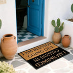 American Letter Crystal-Velvet Floor Mat – 50 × 80 cm