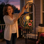 Solar Moonlight Wind Chime Garden Light – 30 cm