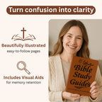 66-Page Women’s Bible Study Guided Journal – Brown