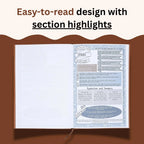 66-Page Women’s Bible Study Guided Journal – Brown