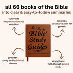 66-Page Women’s Bible Study Guided Journal – Brown