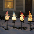 Plug-In Christmas Snowman Yard Light