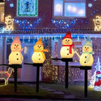 Plug-In Christmas Snowman Yard Light