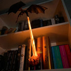Lighted Dragon Book Nook Corner Figurine