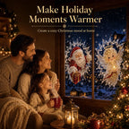 Crystal Christmas Window Decal – 8 Festive Designs