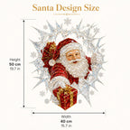 Crystal Christmas Window Decal – 8 Festive Designs