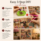 Cozy Hobby Room Diamond Painting Kit – 6 Designs