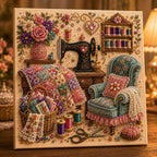 Cozy Hobby Room Diamond Painting Kit – 6 Designs