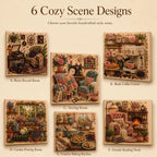 Cozy Hobby Room Diamond Painting Kit – 6 Designs