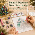 DIY Jeweled Christmas Art Frame Kit – 8 Designs