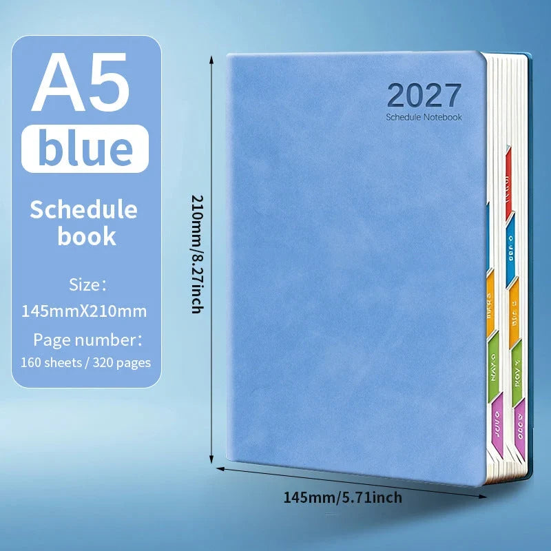 2027 A5 Daily Planner