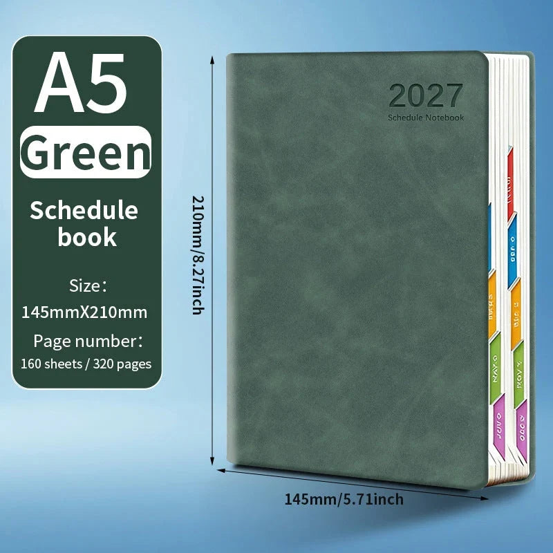 2027 A5 Daily Planner