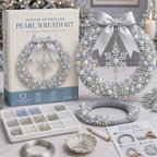DIY Christmas Pearl Beaded Wreath Kit