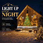 App-Controlled LED Curtain Lights