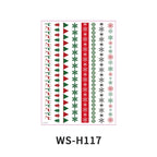 Christmas Candle Transfer Tattoo Set – 9 Sheets