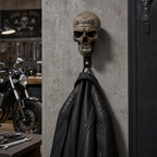Skull Motorcycle Helmet Wall Mount