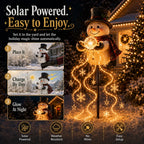 Snowman Magic Fountain Garden Light