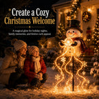 Snowman Magic Fountain Garden Light