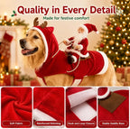 Christmas Rider Costume for Dogs